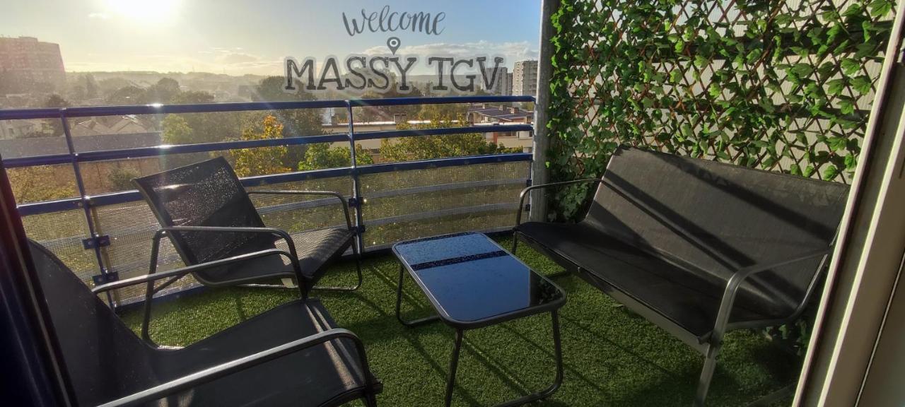 T4 Massy Tgv By Beds4Wanderlust - 80M2 Avec Terrasse Et Bureau - Proche Coulee Verte - Ideal Pro Ou Famille Exterior foto